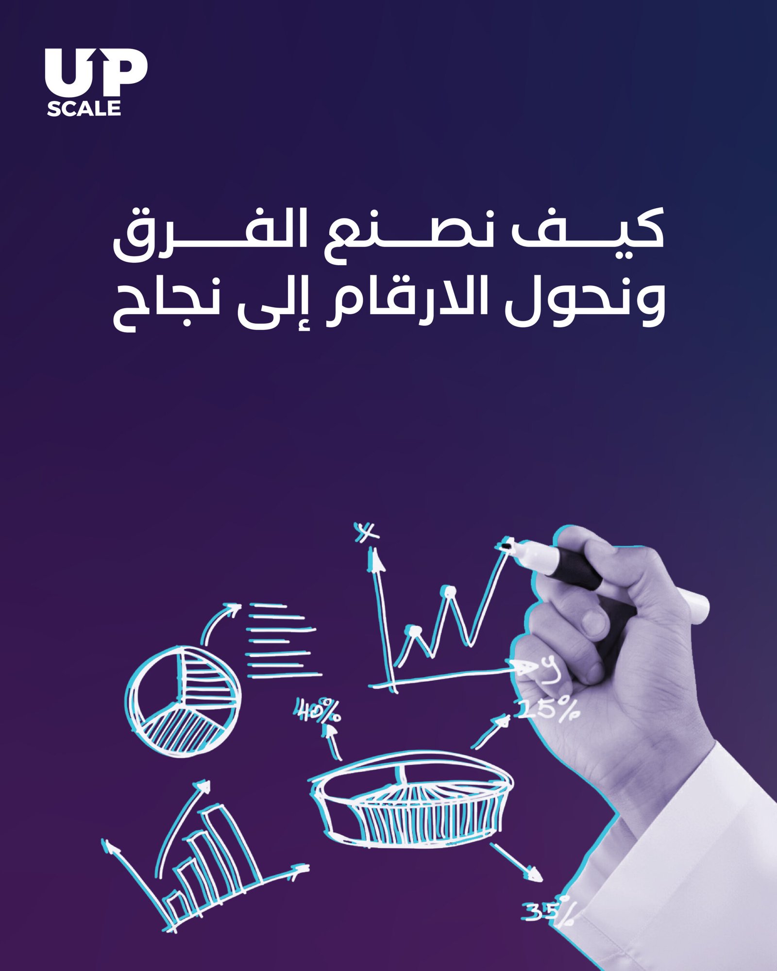 كيف نصنع الفرق ونحوّل الأرقام إلى نجاح – ScaleUp